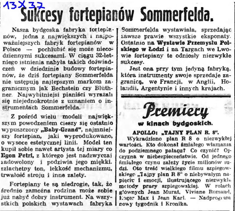 Sommefeld artykuł  1937.jpg